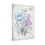 Plantes et fleurs, tulipe bleue et jacinthe mauve, imprimé floral-334347861