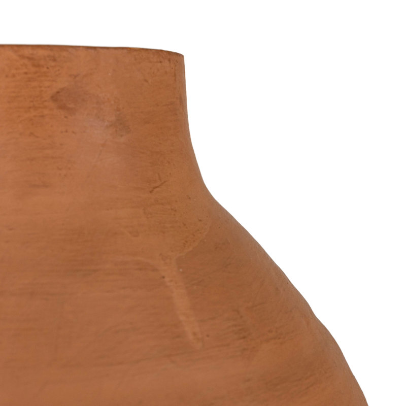 Vase en terre cuite naturelle Orren Ellis