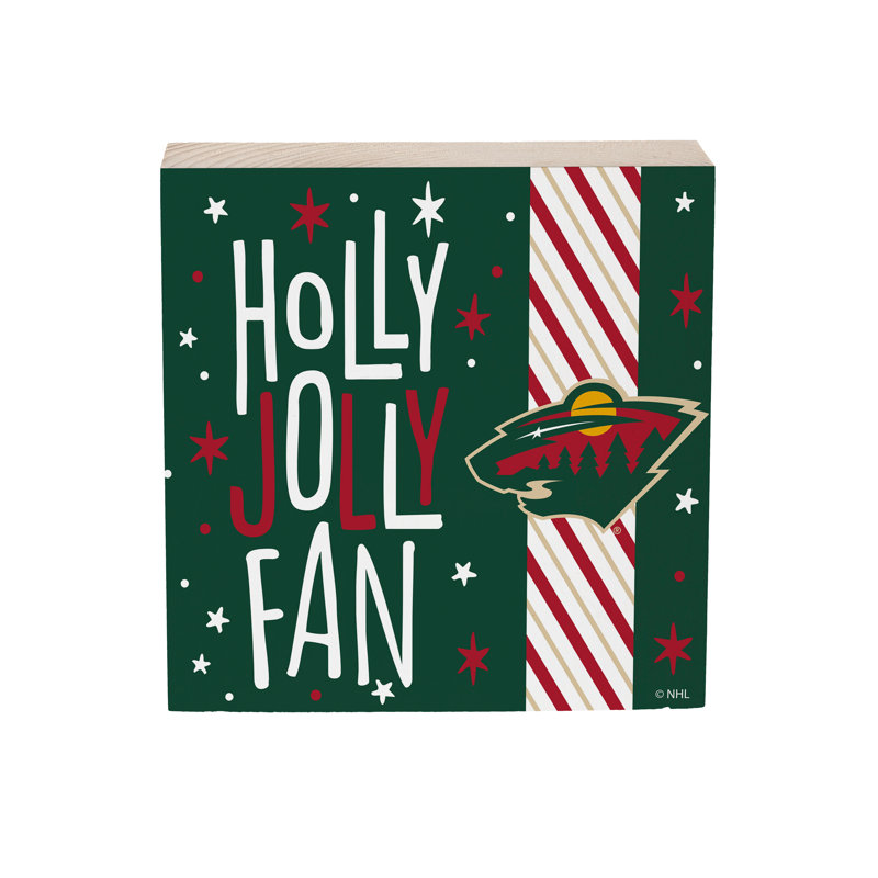 Plaque murale en bois Minnesota Wild