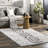 Erikka SpinClean Geometric Stripes Machine Washable Area Rug-1646857793