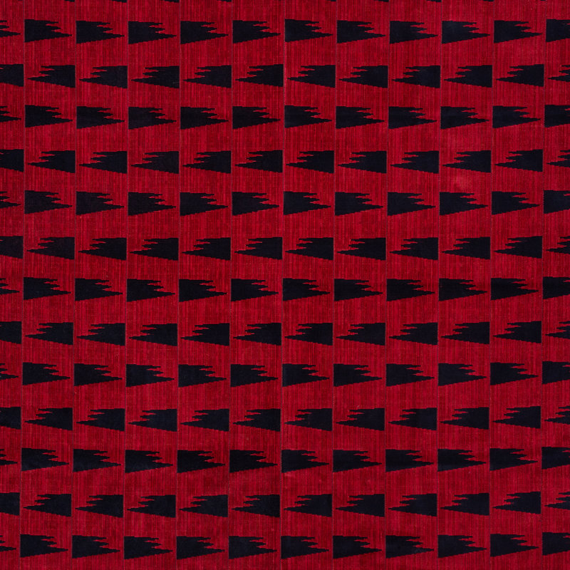 Schumacher x David Kaihoi Tutsi Fabric, Red