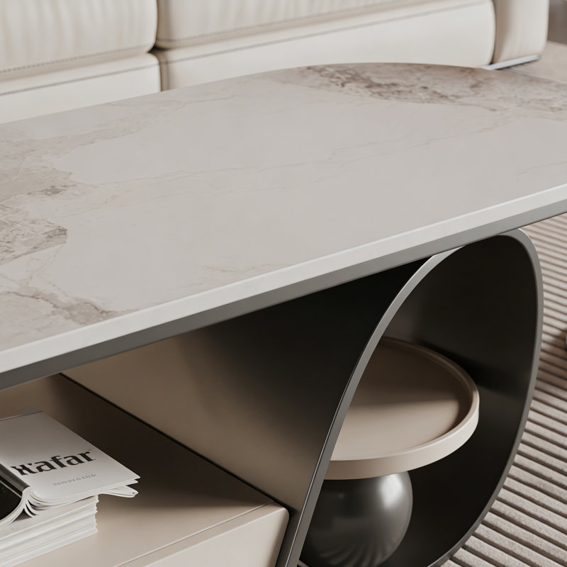Orren Ellis Sintered Stone Coffee Table Set - Wayfair Canada