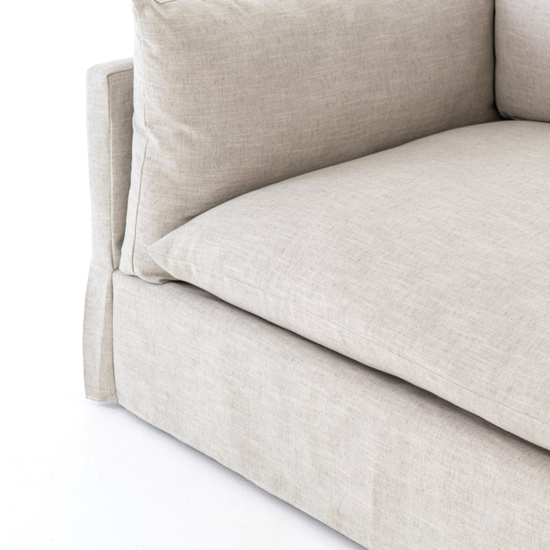 Reggio Two Arm Chaise Lounge, Valley Nimbus Linen Blend