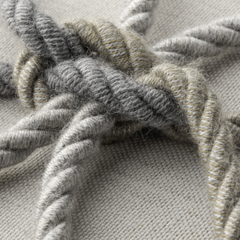 Rope Outdoor Rectangular Sunbrella® Pillow Cover & Insert, Grigio