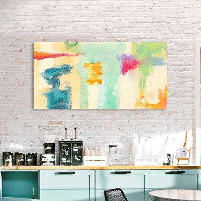 2CO5755 Abstract: Colorama by Chaz Olin - Wrapped Canvas Art Prints