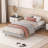 Floating Platform Bed Frame-732939511-732939508