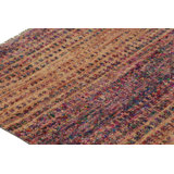 Modern Handmade Kilim Silk and Wool Geometric Area Rug