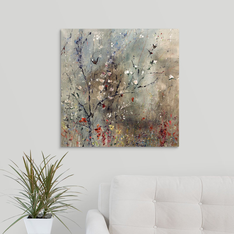 " Fresh Spring Desert " by Jodi Maas Painting Print, 24" H x 24" W x 1.25" D, Wrapped Canvas