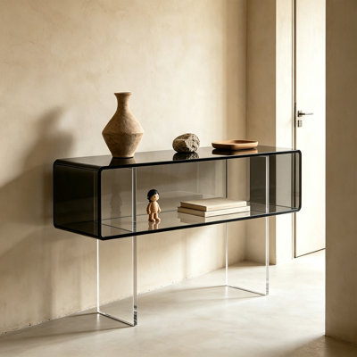 Console de rangement moderne en acrylique