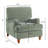 Fabric Arm Chair In Sage