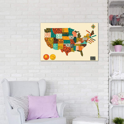 Décoration murale pour enfants U.S.A
