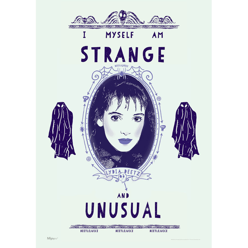 Beetlejuice (Lydia)  Wall Art