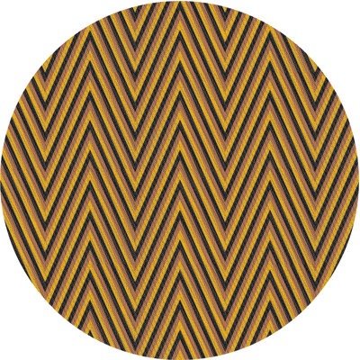 Tapis jaune/noir à motifs Ashendon