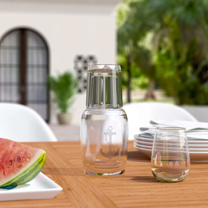 Zimmermann Glass 2 - Piece Carafe Set