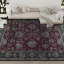 Magnolia Wool Oriental Area Rug in Green/Red