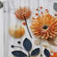 Rideau obscurcissant coloré Mid-Century Mid-Century Botanicals II - 1 panneau coloré-107832245