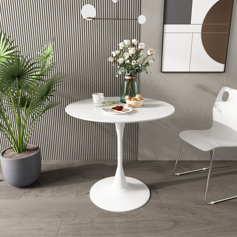 Round White Dining Table For 4 Seats