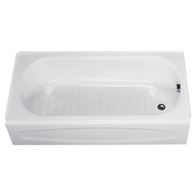 Nouvelle baignoire solaire 60 po x 30 po en acier émaillé en porcelaine émaillée avec technologie EverClean®