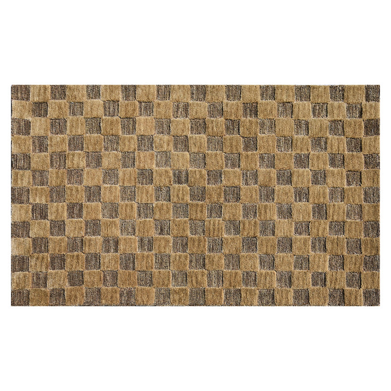 Coco Checkerboard Rug, Rectangle 3' x 5'