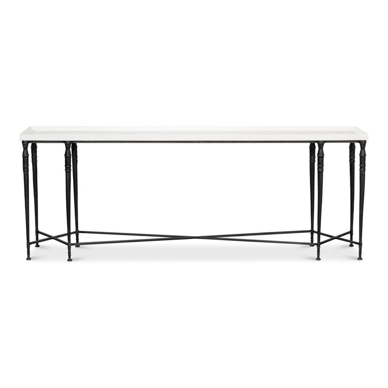 Nathaniel Solid Wood Console Table, 30" H x 80" W x 12" D