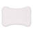 Blush Bands Pattern - 1 Piece Bone Shape Feeding Mat