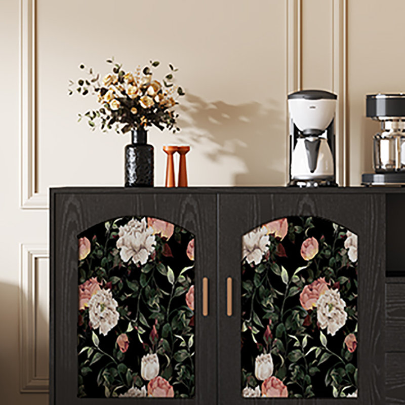 59.1'' Multi-functional Sideboard Buffet, Black