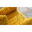 Fauteuil d'appoint rembourré en velours