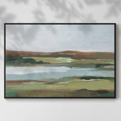 Autumn River Crossing II, reproduction d'art sur toile