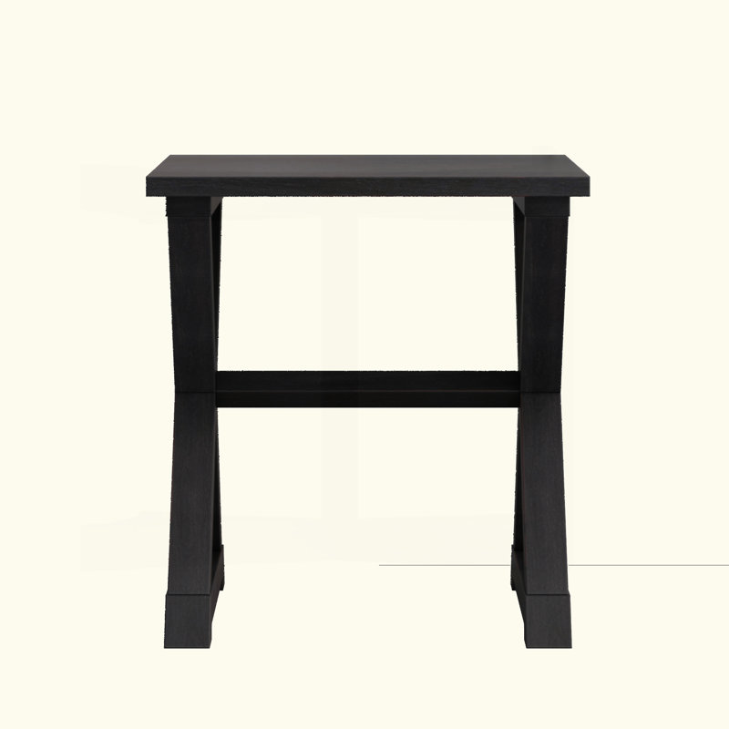 Accent Table - End - Side Table - Square - Nightstand, Black