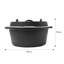 Klarstein Cast Iron Round Casserole Dish-68600639