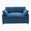 Fauteuil surdimensionné simple en chenille, fauteuil d'appoint large et profond-808714156