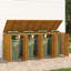 Avdije Wooden Double Bin Store