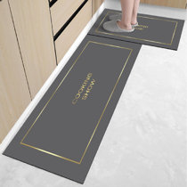 Jishnu Anti-Fatigue Non-Skid Kitchen Mat Everly Quinn