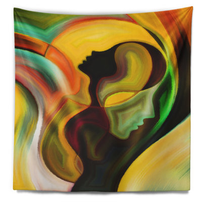 Voie abstraite de la tapisserie parentale