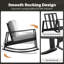 3-Piece Outdoor Rocking Chair Set With Side Table-179303493