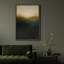 Art mural encadré, impression de paysage abstrait Moody foncé pour décor de salon-118150784-120327970-118150783
