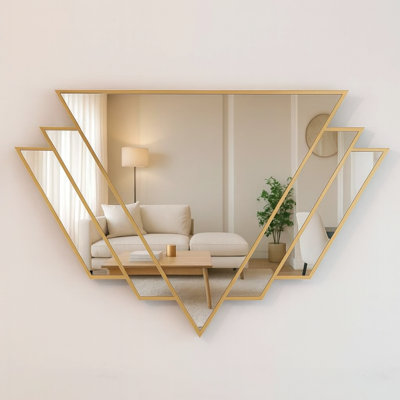 Addeson Triangle Wall Mirror
