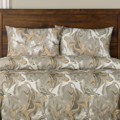 Wanderlust Marbled Duvet Cover Set