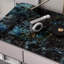 Console légère en métal de style luxueux.-1970608846-1970608841