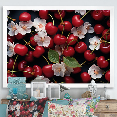 Red Cherry Sundae Delight - Cherry Wall Art