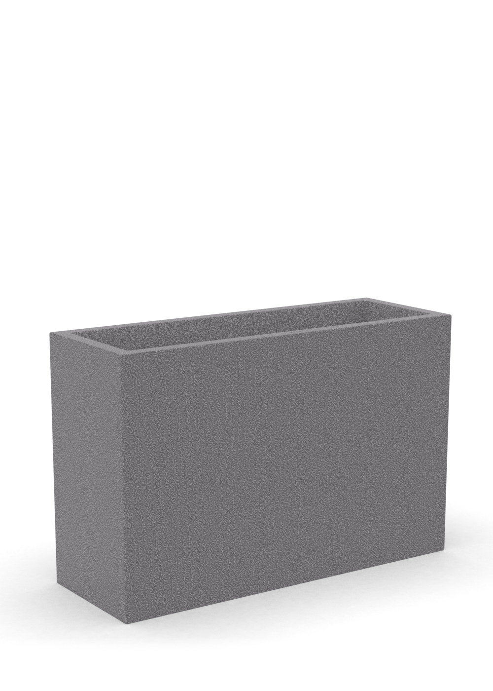 Kenroy Planter Box, 26" H x 39.5" W x 14" D, Granite