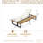 Outdoor Chaise Lounge Chair With 5-Position Adjustable Backrest-683213228