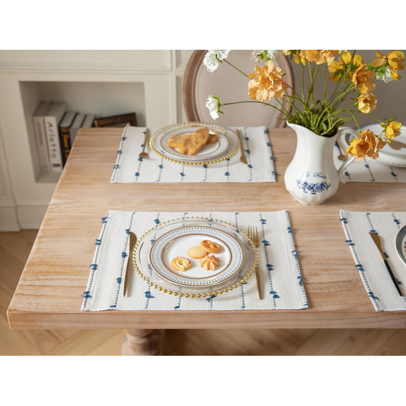 Boho Placemats Set for Dining Table