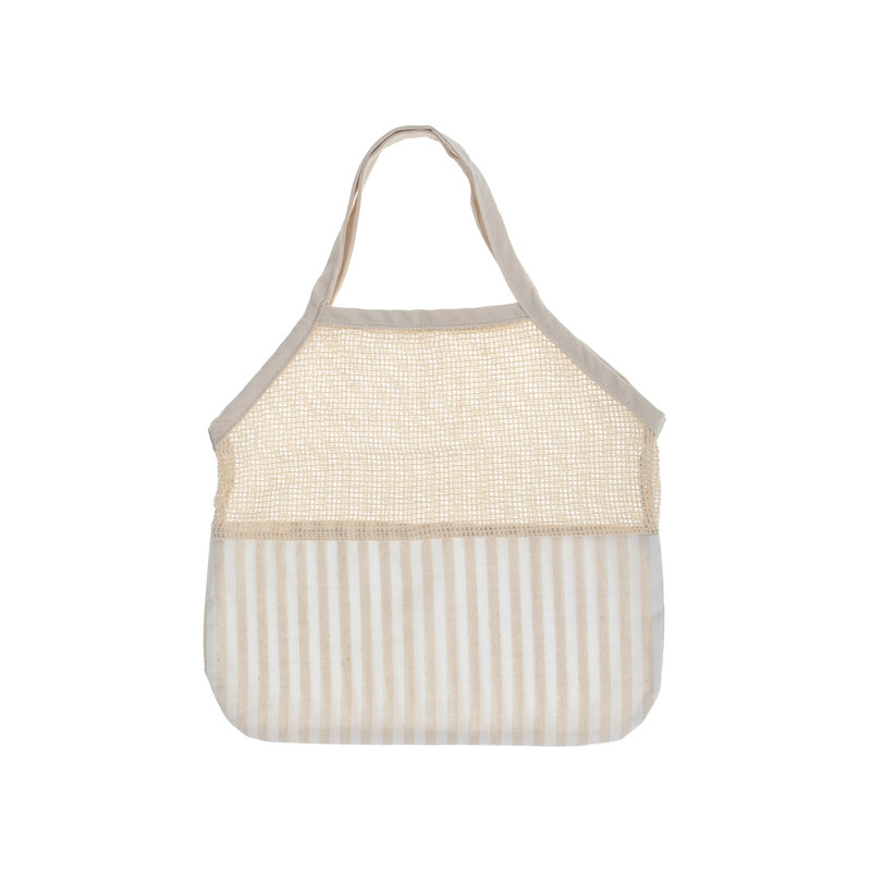 Sac réutilisable en filet de poly-coton (petit), H 6 po x l 15 po