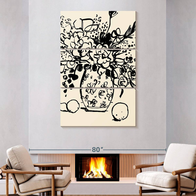 Nature morte Harnek Matisse II, H 74 po x l 48 po