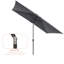 Parasol de marché rectangulaire 107,7 po x 71,9 po Sayah-1473802465