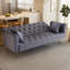 Canapé futon doux et confortable avec revêtement capitonné-615356147