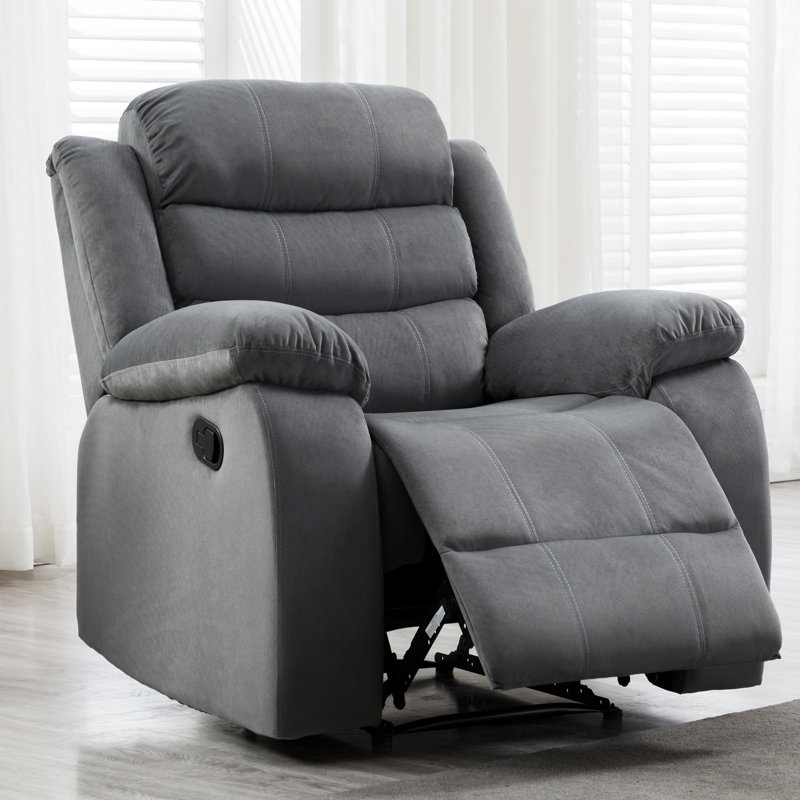 Kingstowne Upholstered Massage Chair, Gray