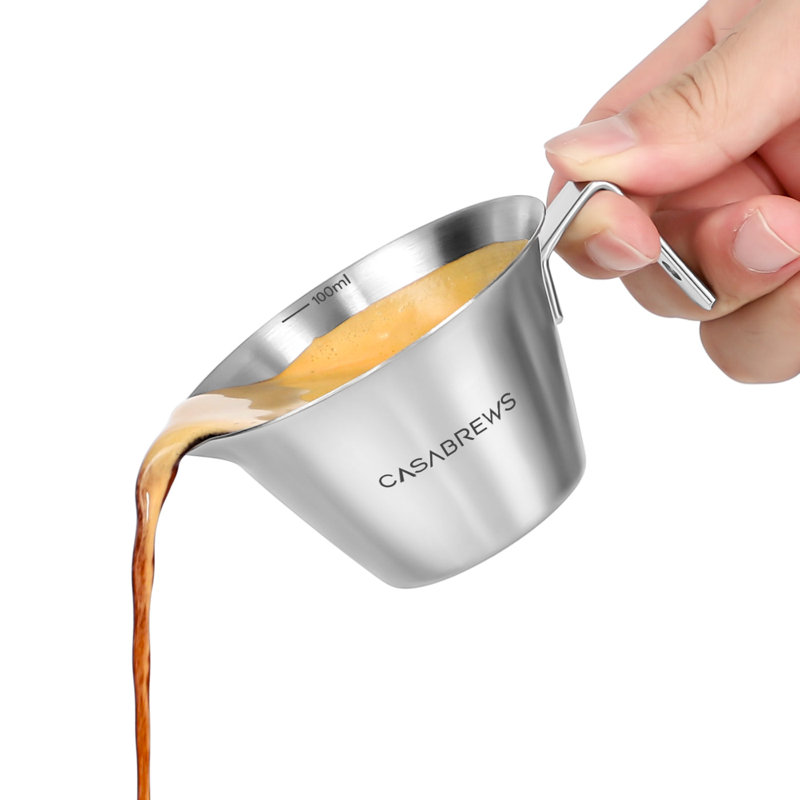 Tasse d'extraction de café en acier inoxydable Casabrews EX100CC
