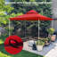 Toile de remplacement pour abri de jardin pour abri de jardin à 2 niveaux Crescent TJSG081-106878519-106878520